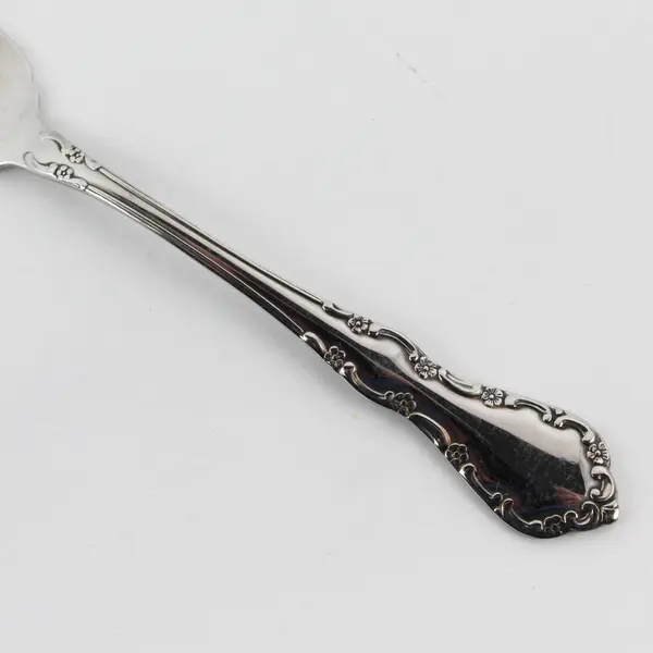 Lot of 8 Oneida Silver Mansion Hall Pattern Stainless Salad Forks 6.25" Good