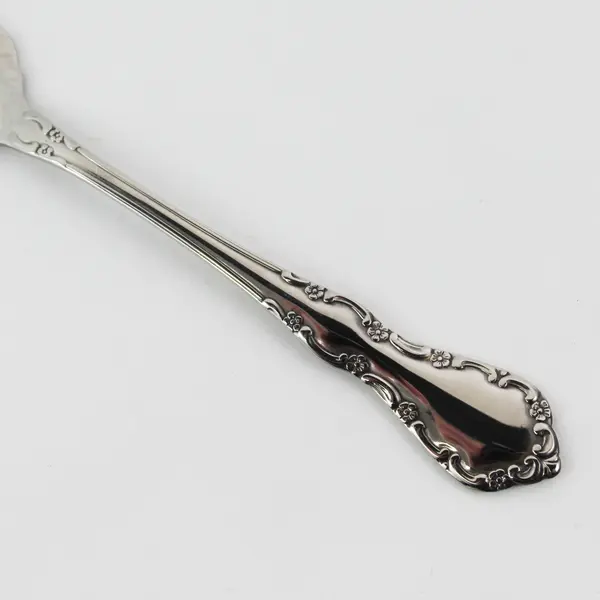 Lot of 6 Oneida Silver Mansion Hall Pattern Stainless Salad Forks 6.25" Good