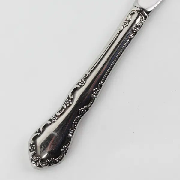 Lot of 4 Oneida Silver Mansion Hall Pattern Stainless Dinner Knives 9" Long Good