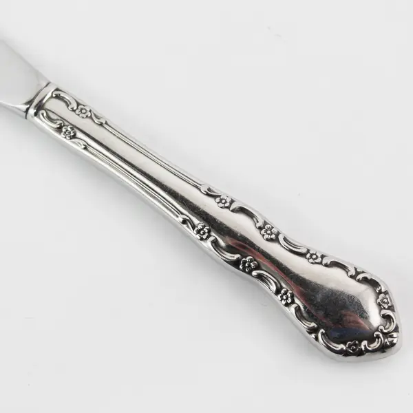 Lot of 7 Oneida Silver Mansion Hall Pattern Stainless Dinner Knives 9" Long Good