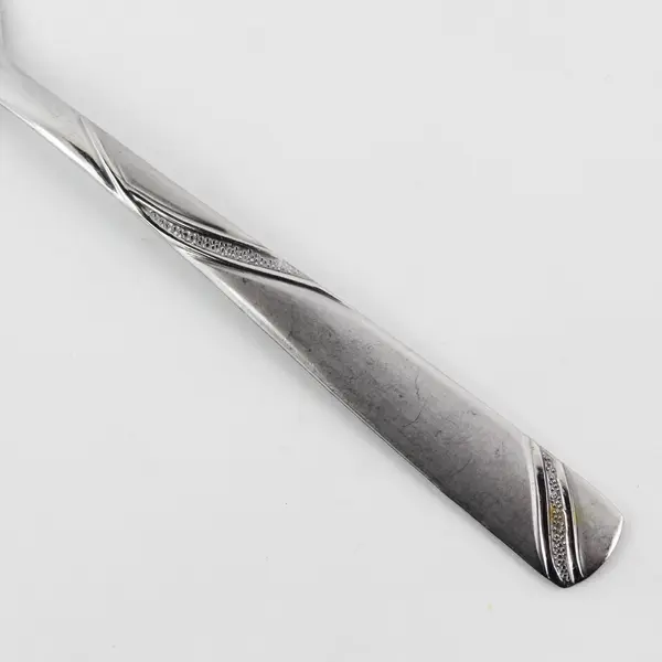 Lot of 4 Cambridge Silver Tabitha Sand Pattern SS Salad Forks 7" Rare Item Good