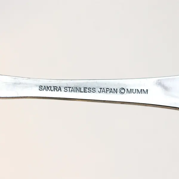 Set of 5 Magic of Santa Sakura Stainless Place/Oval Soup Spoons