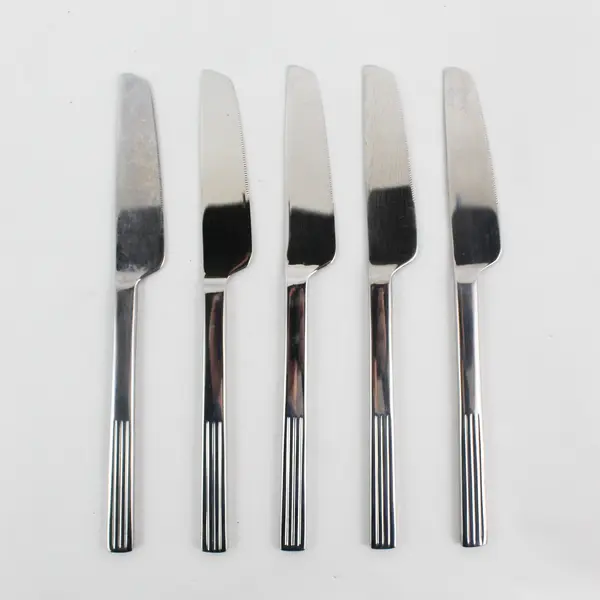 Set of 5 IKEA Stainless Steel Dinner Knives 8-3/8"