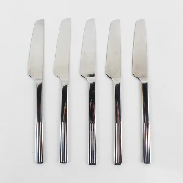 Set of 5 IKEA Stainless Steel Dinner Knives 8-3/8"