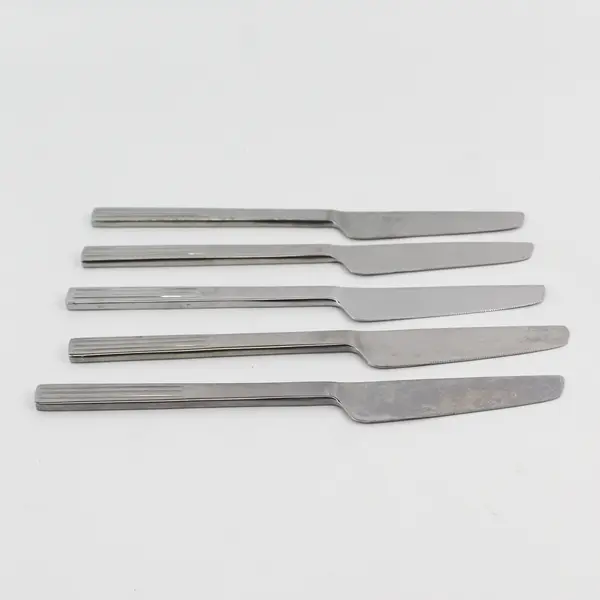 Set of 5 IKEA Stainless Steel Dinner Knives 8-3/8"