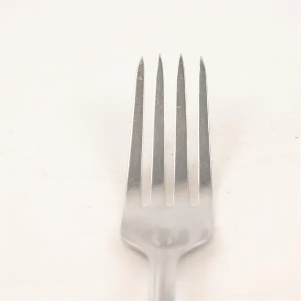 Lot of 2 Unknown Brand Stainless Steel Dinner Forks 7" Good Condition