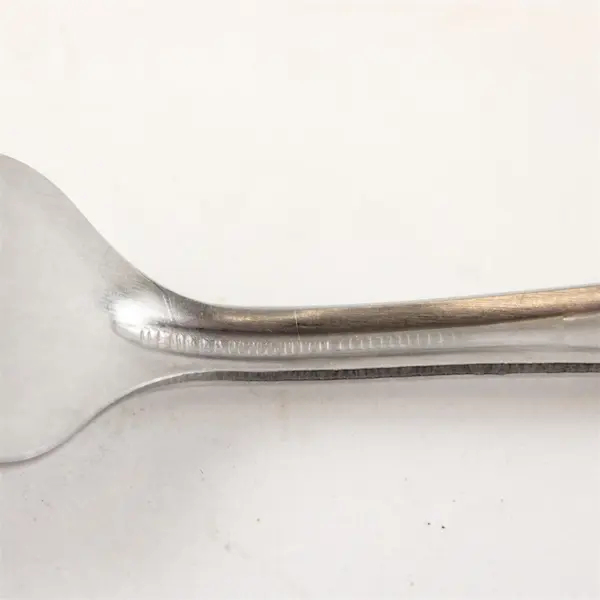 Lot of 2 Unknown Brand Stainless Steel Dinner Forks 7" Good Condition