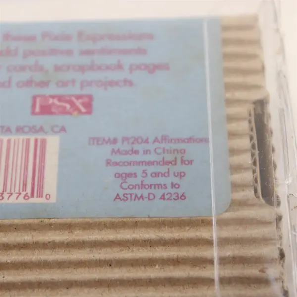 PSX Pixie Affirmations P1204 10 Rubber Stamps Believe in Yourself - New