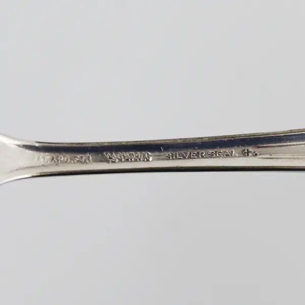 Set Of 8  Associated Silver Yourex Silver Seal Lady Washington Dinner Forks