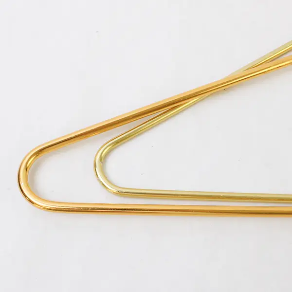 Mixed Lot of 7 Brass Metal Clothes Hangers Different Sizes