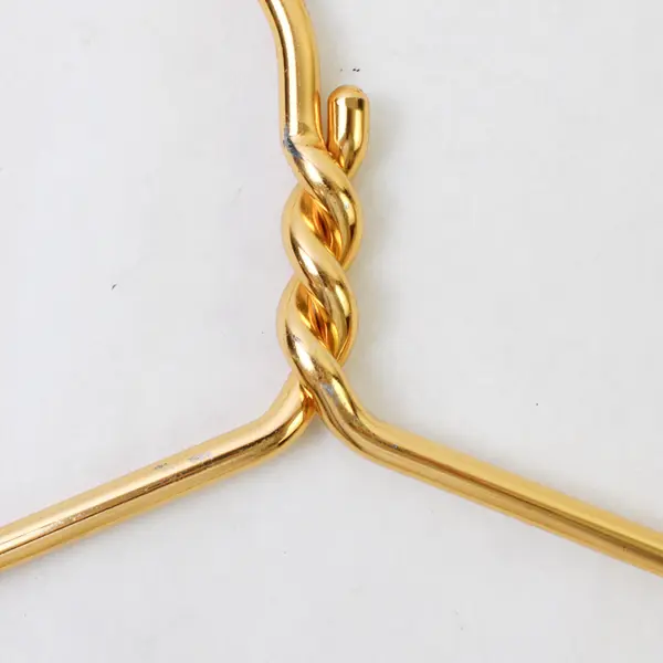 Mixed Lot of 7 Brass Metal Clothes Hangers Different Sizes