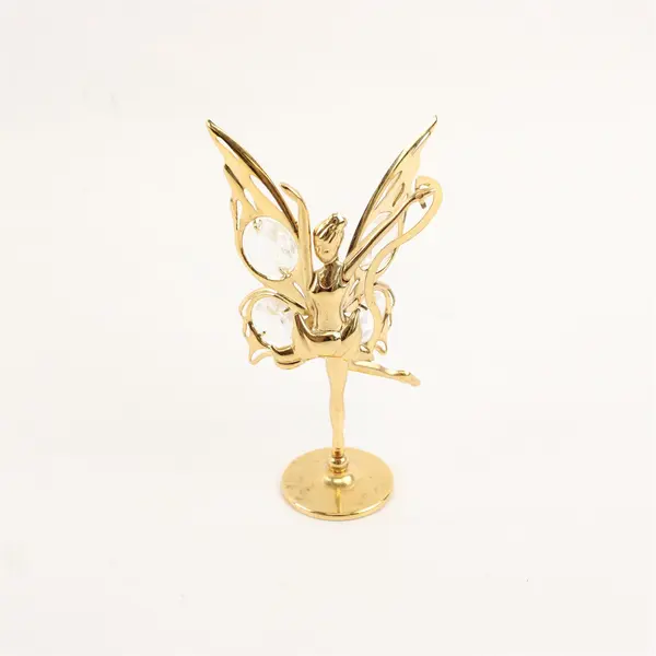 Vintage Mascot Inc. 24K Gold-Plated Fairy with Austrian Crystals