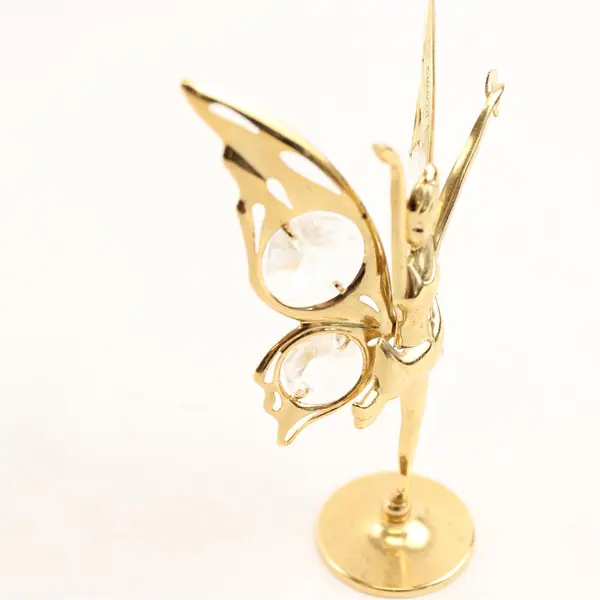 Vintage Mascot Inc. 24K Gold-Plated Fairy with Austrian Crystals