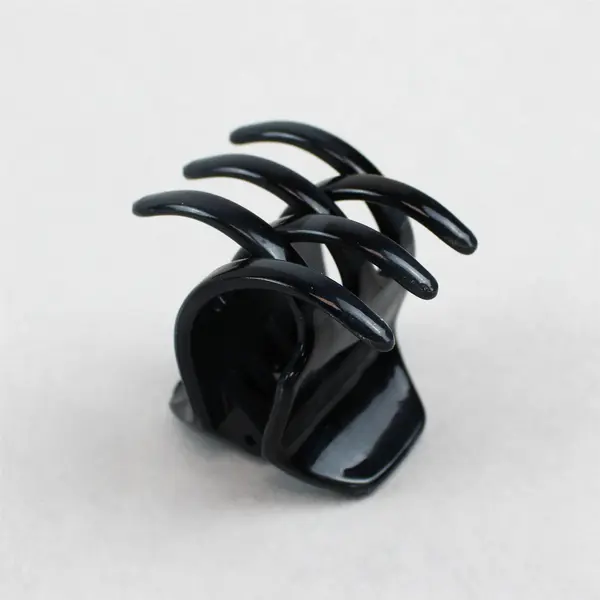 Lot of 5 Clasp-Type Sturdy Hair Clasps - Blue, Black & White