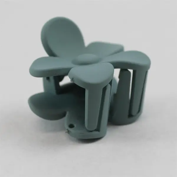 Lot of 5 Clasp-Type Sturdy Hair Clasps - Blue, Black & White