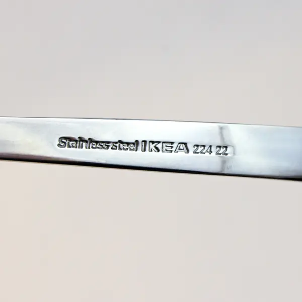 Lot Of 5 IKEA Lard (Stainless) Pattern Flatware Salad Forks 6.75" Long