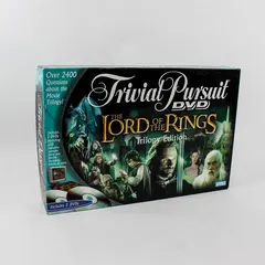 The Lord Of The Rings Trivial Pursuit Trilogy Ed. DVD Board Game Complete 2004