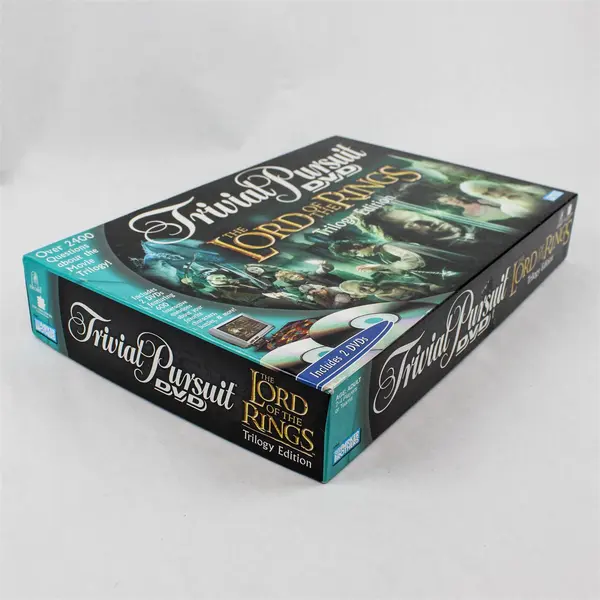 The Lord Of The Rings Trivial Pursuit Trilogy Ed. DVD Board Game Complete 2004