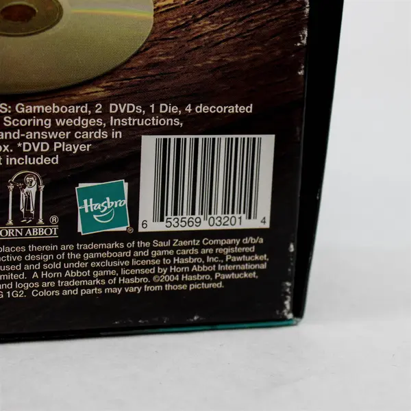 The Lord Of The Rings Trivial Pursuit Trilogy Ed. DVD Board Game Complete 2004