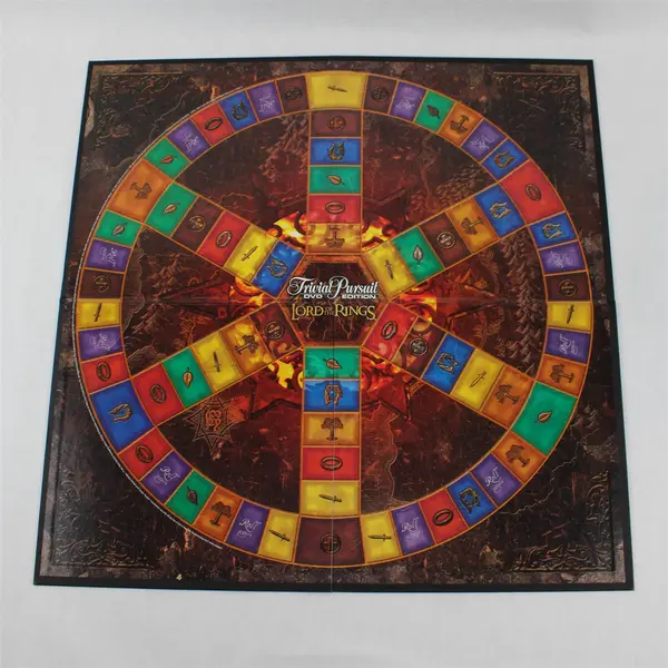 The Lord Of The Rings Trivial Pursuit Trilogy Ed. DVD Board Game Complete 2004