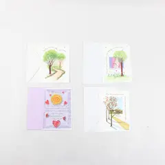 Lot of 4 United Spinal Association Encouragement Greeting Cards Unused