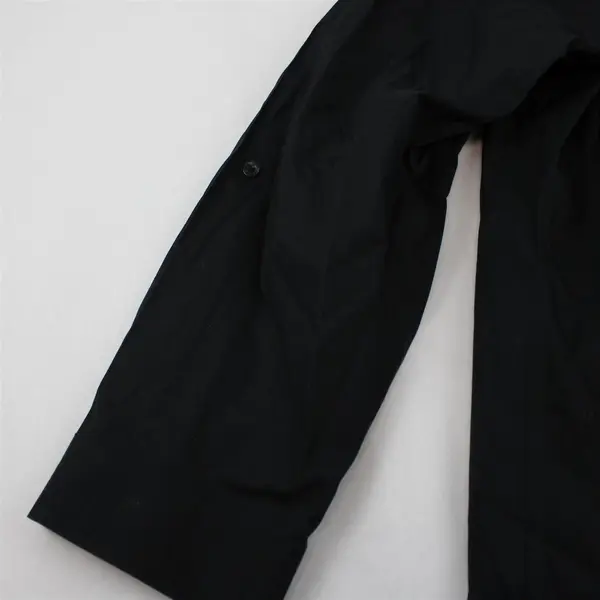 Chico's No-Iron Black Long-Sleeved Cotton Button-Up Women's Size 3
