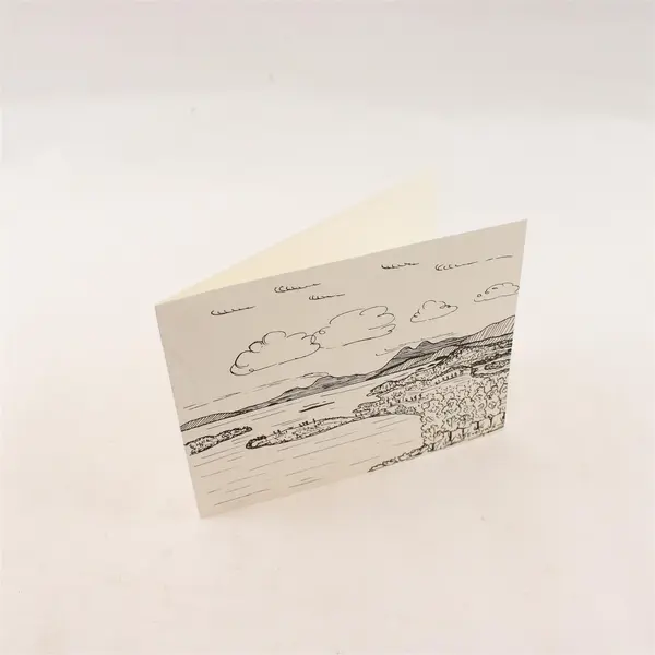Lot of 5 Blank Notecards East African Illustrations by Evelyn Rupert Unused