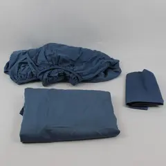 Lot Of 3 Better Homes & Gardens Blue Single Bed Set (Flat, Fitted, Pillowcase)
