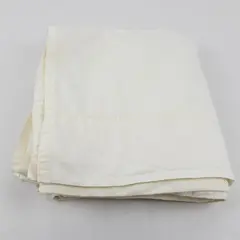 Unbranded Solid Cream White Color Bedding Cotton Flat Sheet 95" x 87"