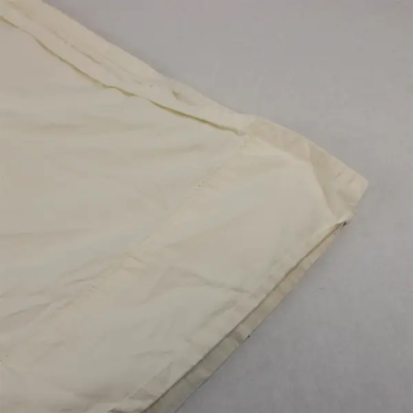 Unbranded Solid Cream White Color Bedding Cotton Flat Sheet 95" x 87"