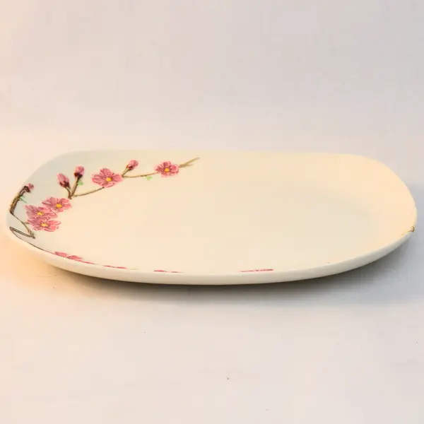 Vintage Metlox Poppytrail Peach Blossom 13x10 Serving Platter