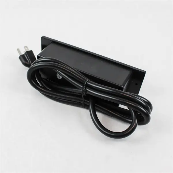 Intertek 5025861 Furniture Power Distribution Unit Power Strip Black Untested