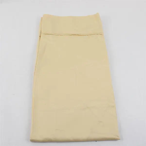 Lot Of 2 Unbranded Butter Yellow 100% Cotton Standard Pillowcases 19" x 37"