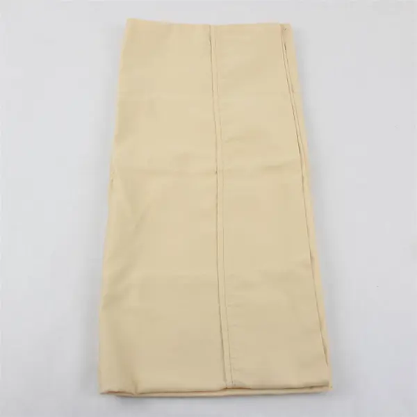 Lot Of 2 Unbranded Butter Yellow 100% Cotton Standard Pillowcases 19" x 37"