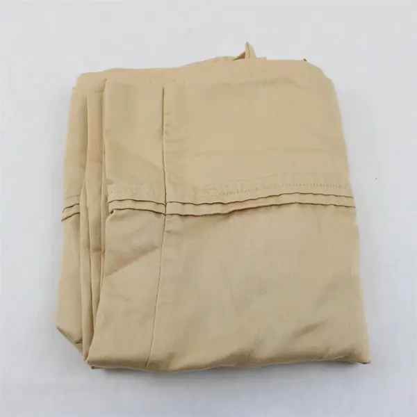 Lot Of 4 Unbranded Assorted Beige/Whites Standard Sized Pillowcases