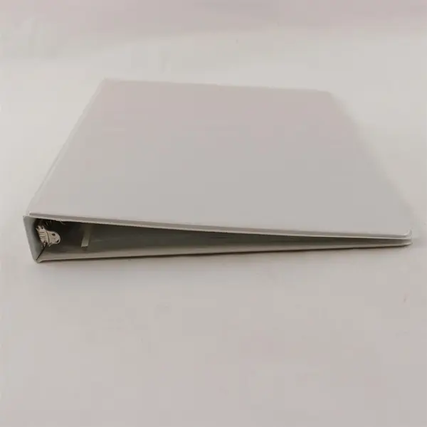 Lot of 2 Binders 2in Burgundy & 1in White w/Sleeves 