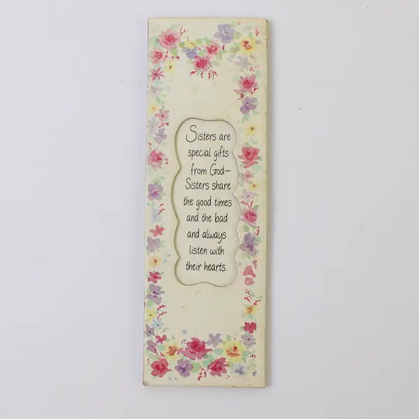 Lot of 4 Refrigerator Magnets Floral & Inspirational Christian Sister John 15:5
