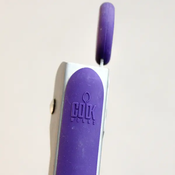 Lot of 3 Purple Silicone Kitchen Utensils 2 Spatulas & Tongs
