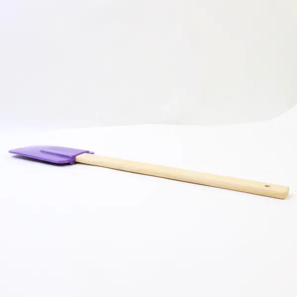 Lot of 3 Purple Silicone Spatulas 12, 10 & 8.5 in Heat-Resistant