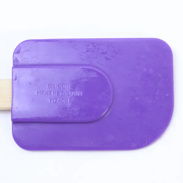 Lot of 3 Purple Silicone Spatulas 12, 10 & 8.5 in Heat-Resistant