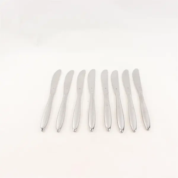 Lot of 8 WMF Flatware Stainless Steel Glossy Dining Knives