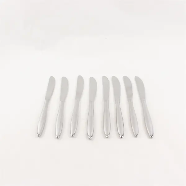 Lot of 8 WMF Flatware Stainless Steel Glossy Dining Knives
