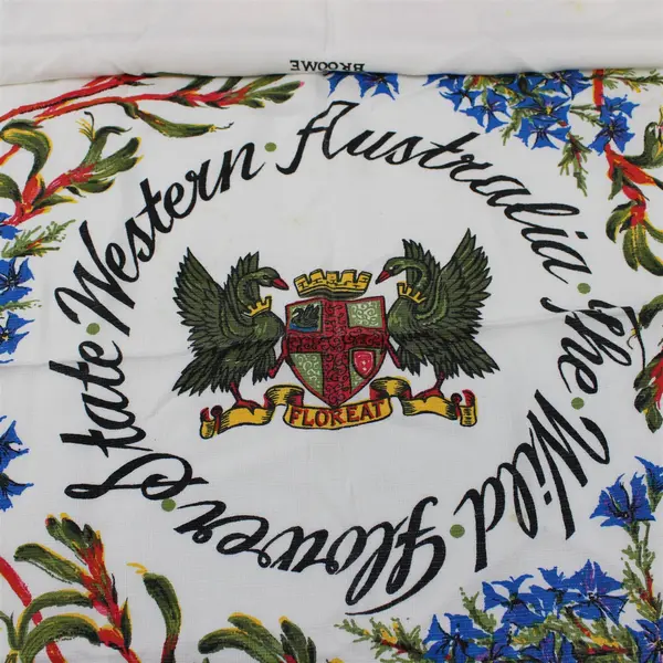 Western Australia The Wildflower State Tablecloth 48" x 51" Flawed