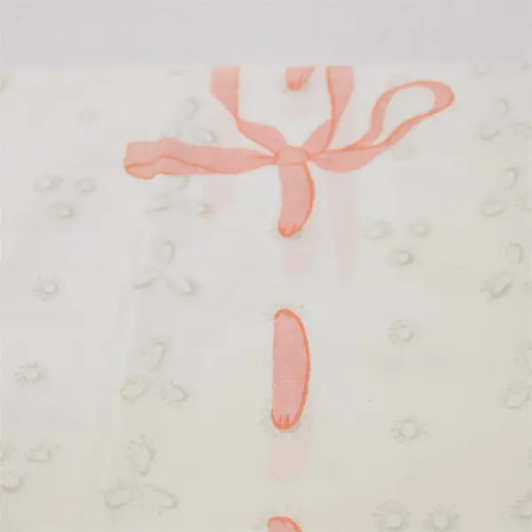 Vintage Bill Blass Springmaid White and Pink Cutwork King Pillowcase Flawed