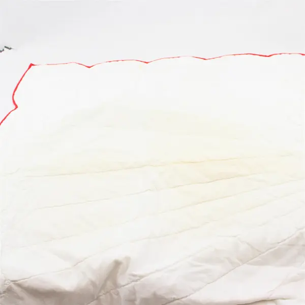 Vintage Embroidered Applique Clown Kids' Quilted Bedspread 32" x 53" Flawed