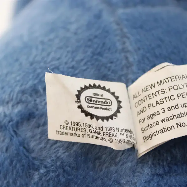 Play-By-Play Nintendo 1999 Pokemon Poliwhirl Plushie Toy w/Tag - 6" 