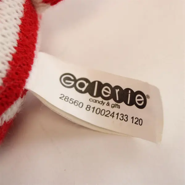 Galerie 10" Red & White Stripped Sock Monkey - Christmas Theme