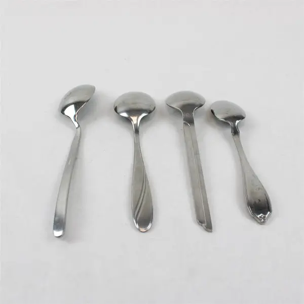 Set of 4 WMF Flatware Mismatched Stainless Steel Soup Spoons and Teaspoon