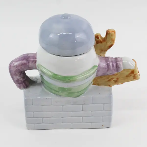 Feitx Humpty Dumpty Sitting On the Wall Ceramic Teapot