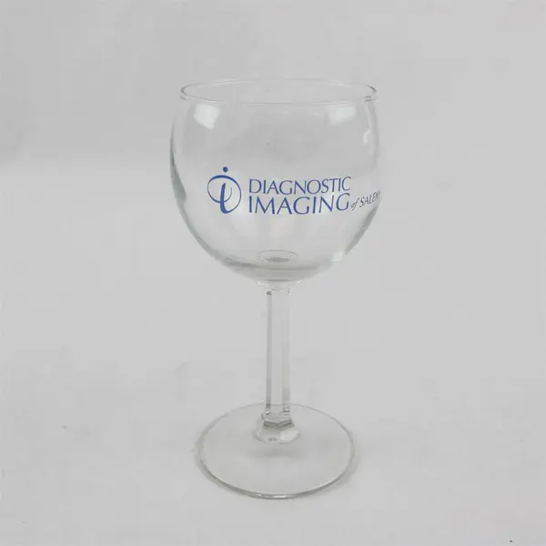 Vintage Diagnostic Imaging of Salem Wine Glass Medical Promo